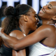 Venus and Serena at the Australian Open in January. Image via the AP.